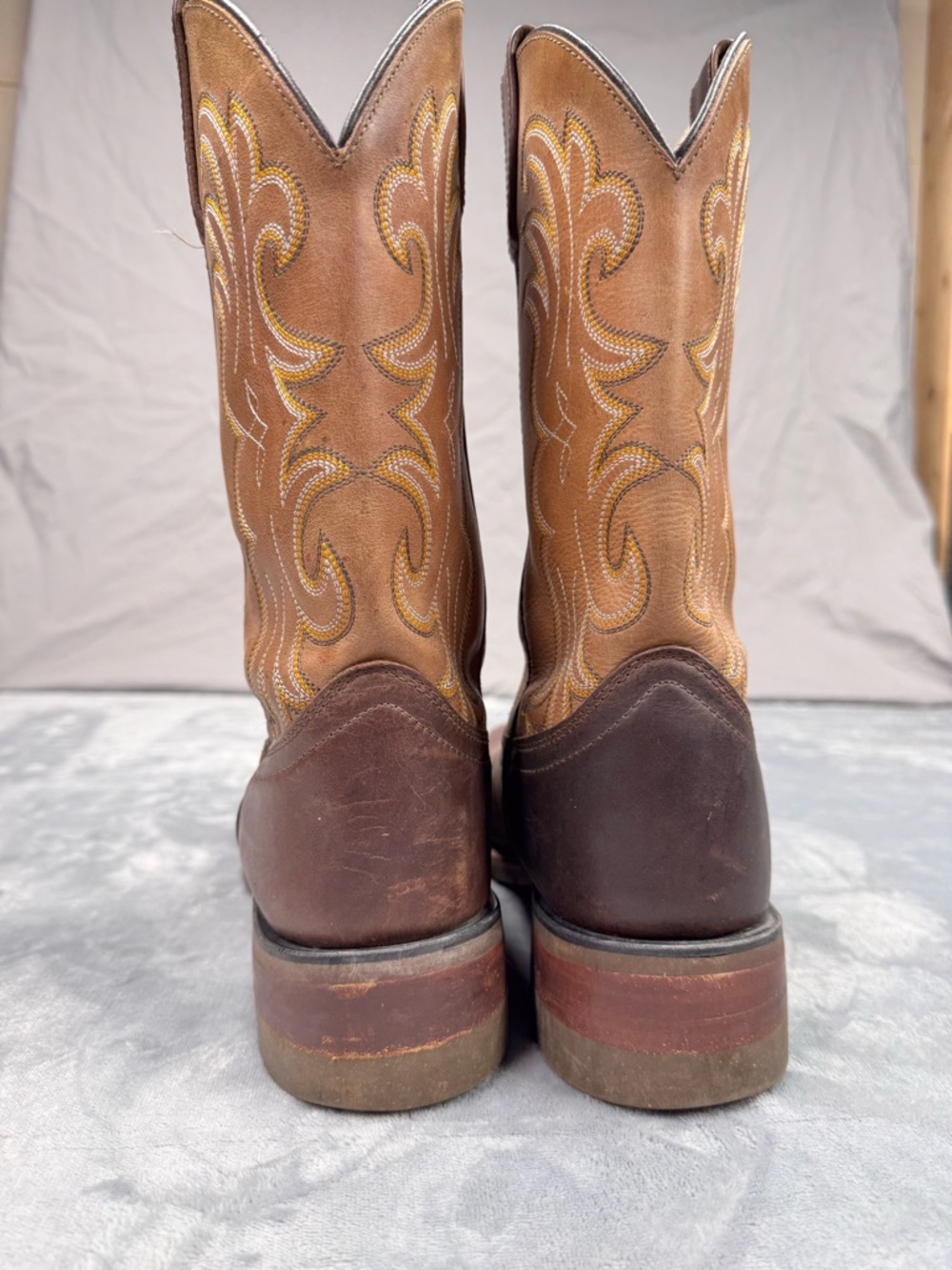 Dan Post Work Welt Brown Oil Resistant Boots - Picture 4 of 12